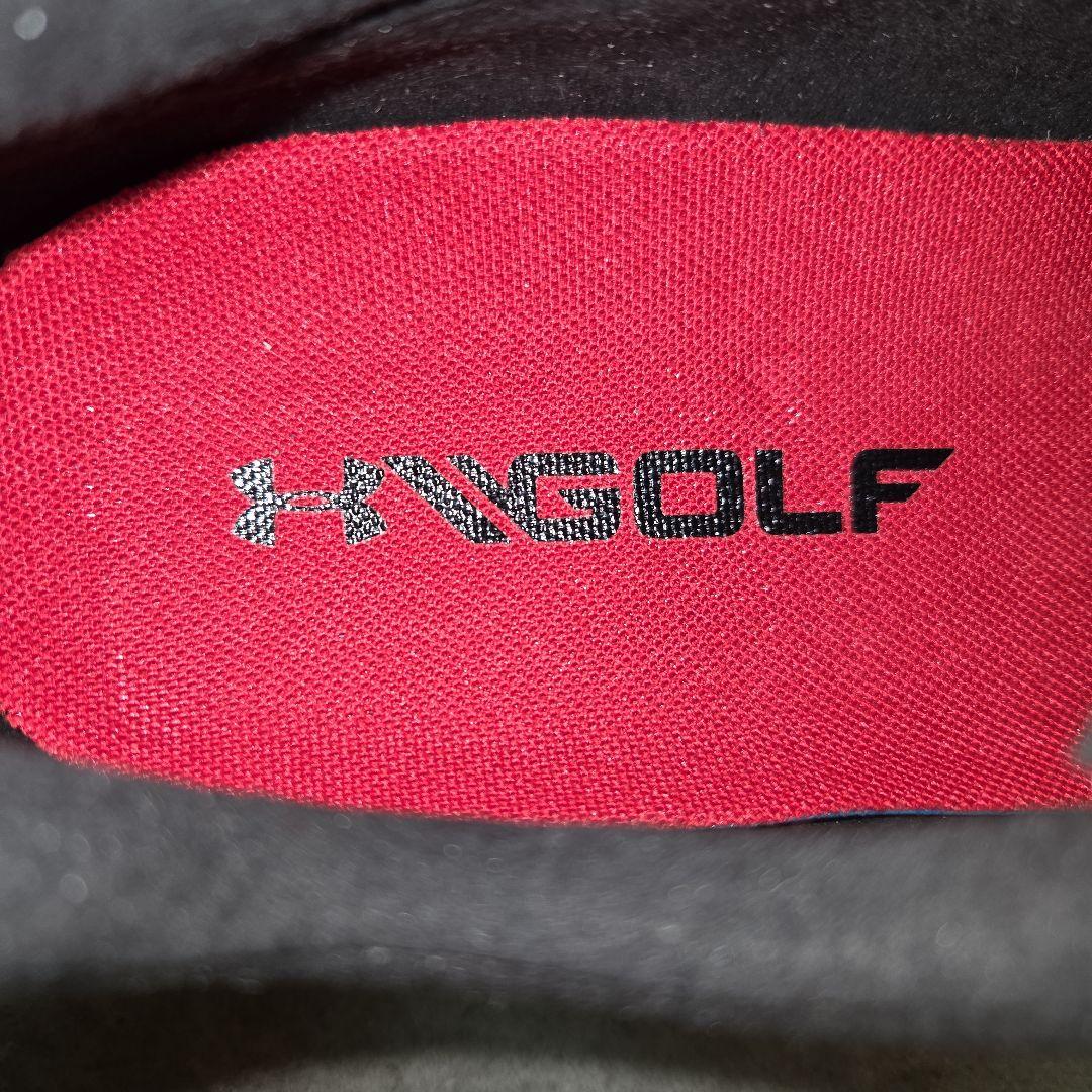 未使用！UNDER ARMOUR UAテンポツアー ゴルフシューズ カモフラ白黒