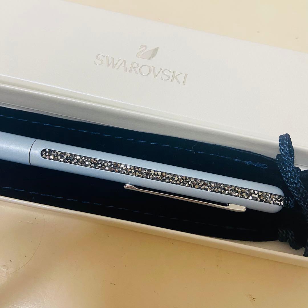 新品　Swarovski ストーン付きボールペン 本体　ショッパー付き