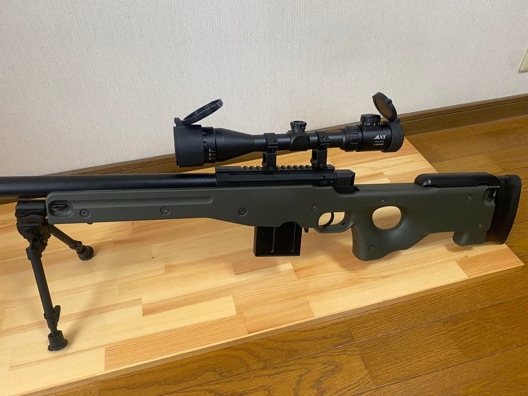 スナイパーライフル スコープ付き バイポッド装備