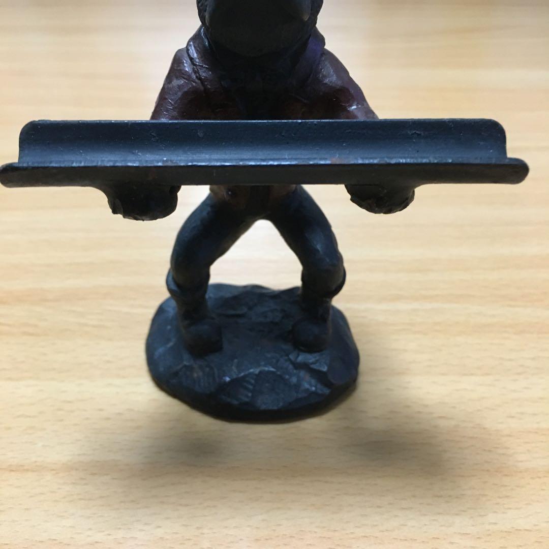 1286 ブルドック 文鎮 ペン置き　鉄　金属製