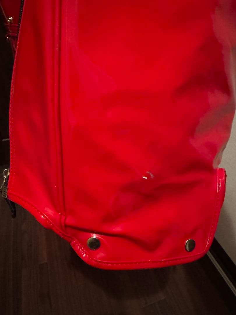 マスターバニー　エディション　キャディバッグ レッド　スタンド