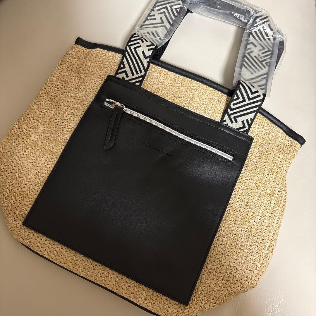 フォロー割引あり　今季新作　ランバンスポール モノグラム柄カートバック