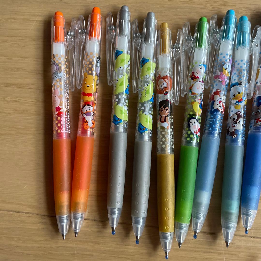 匿名発送ディズニーランド　ボールペン　ジュース　ミッキー　ミニー　ドナルド