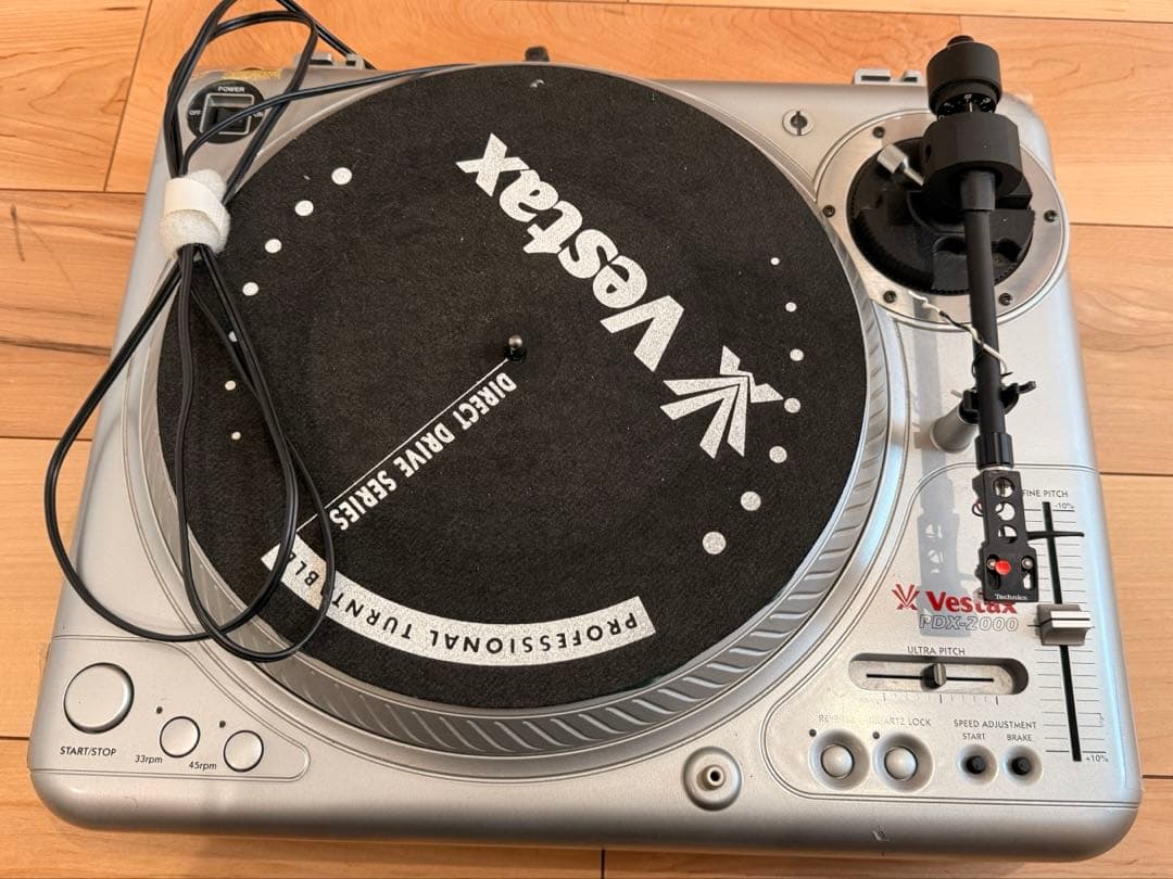 Vestax ターンテーブルPDX-2000M44G 針付　動作済