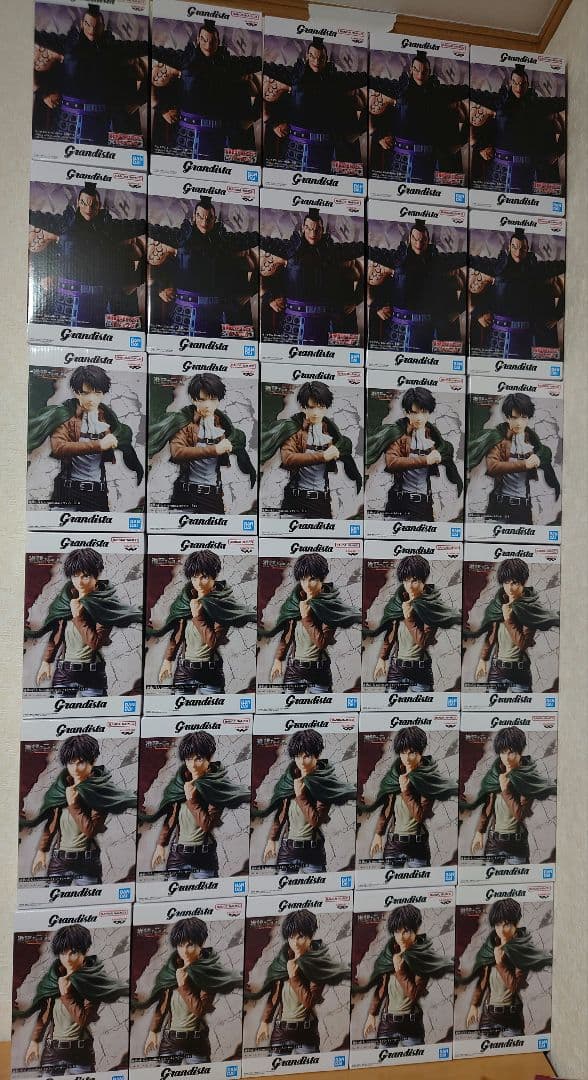 進撃の巨人　キングダム　グランディスタ　エレン　リヴァイ　王騎　計30個