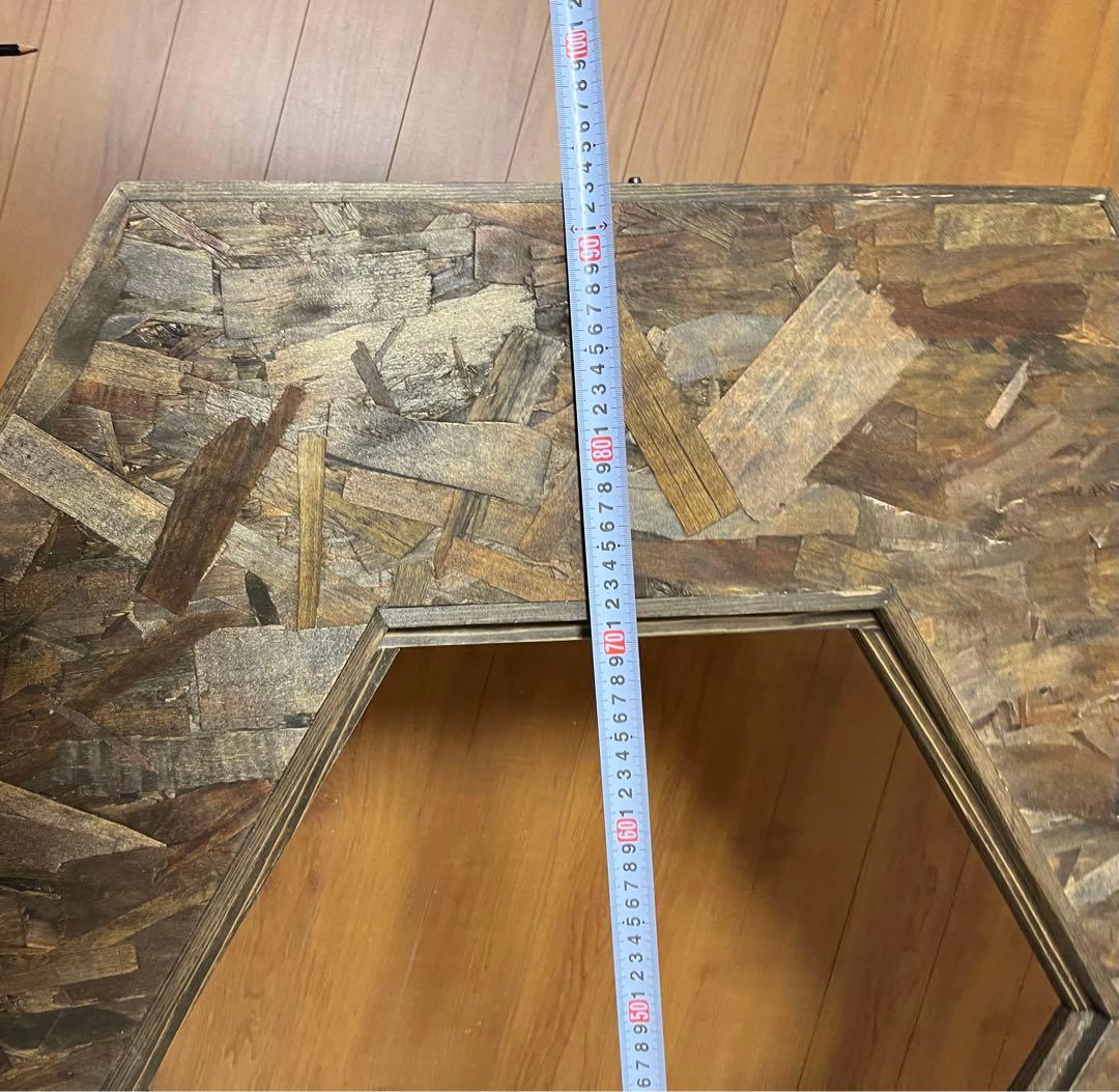 折りたたみ式　ヘキサテーブルセット