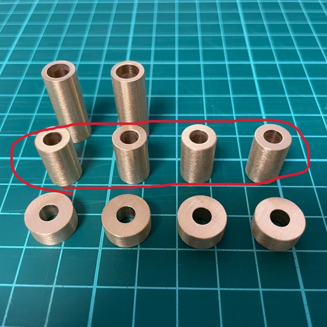 【GUTARA】カーミットチェア用 真鍮金具 ×2セット