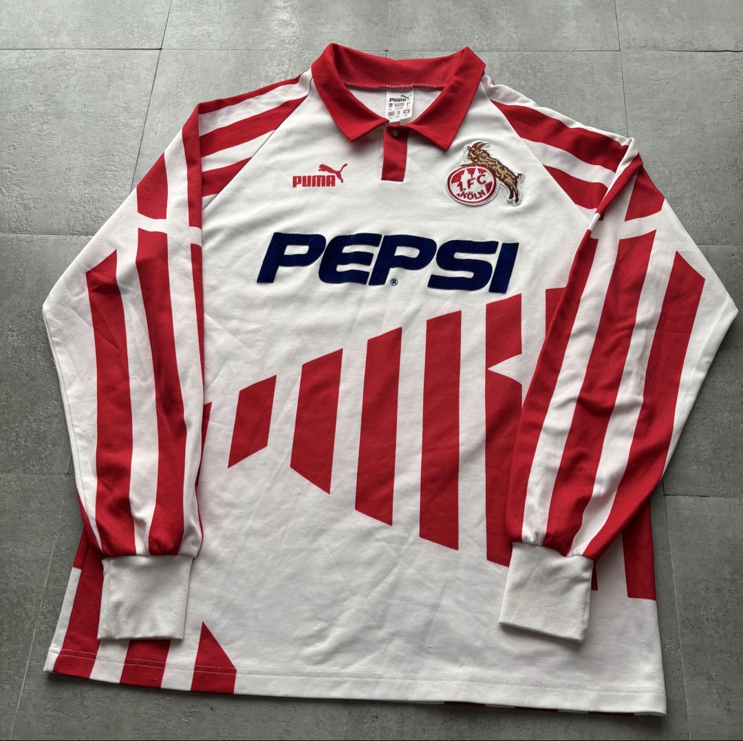 93-94 FCケルン　プーマ　長袖ユニフォーム　ブンデスリーガ　正規品　当時物