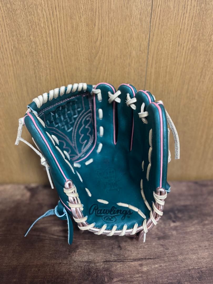 【美品】RAWLINGS・限定 小川モデル 軟式投手用 ダークグリーン