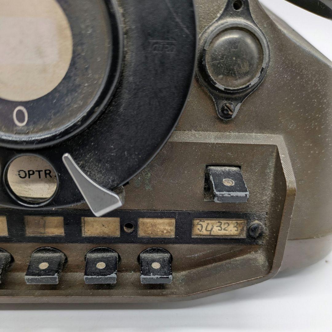 ヴィンテージ ダイヤル式電話機 レトロ 海外モデル 希少