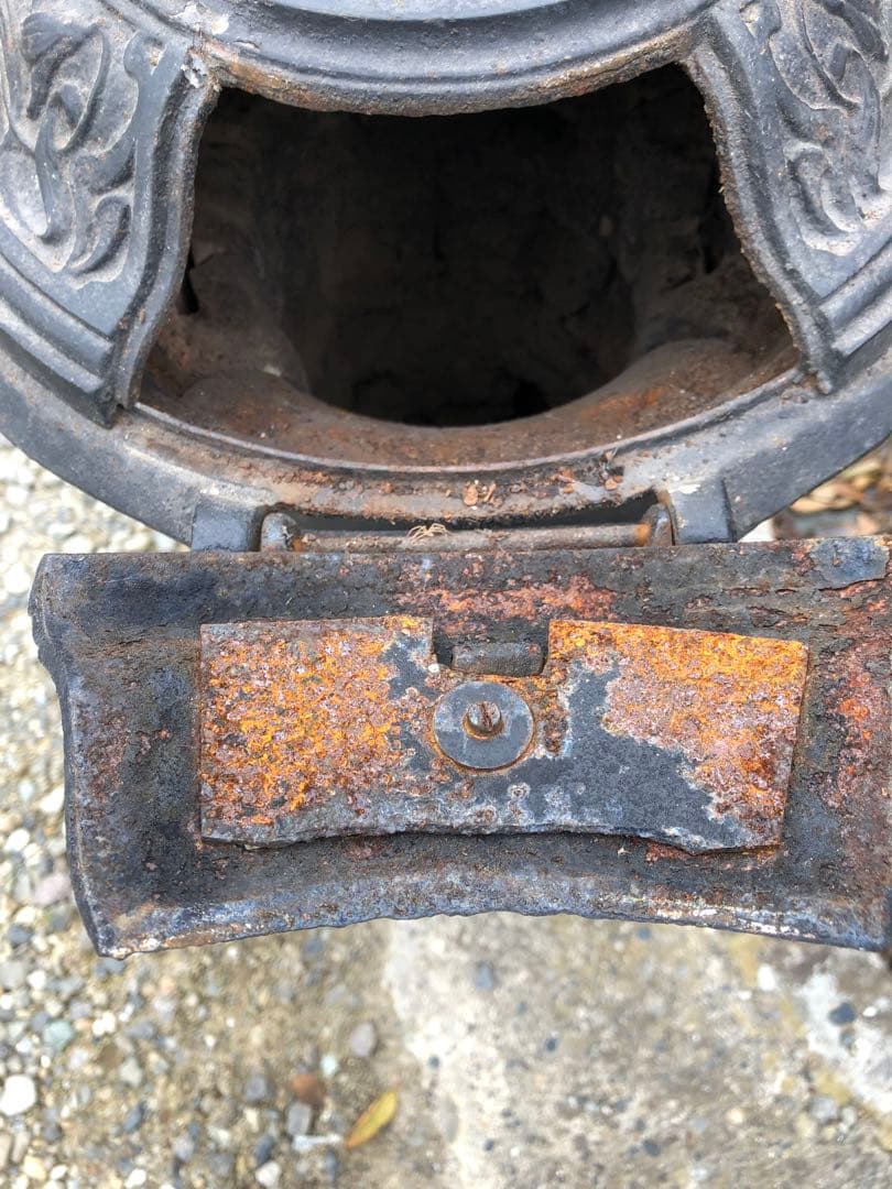 フランス　ストーブ 鋳物 鉄製 シャビー レトロ ヴィンテージ