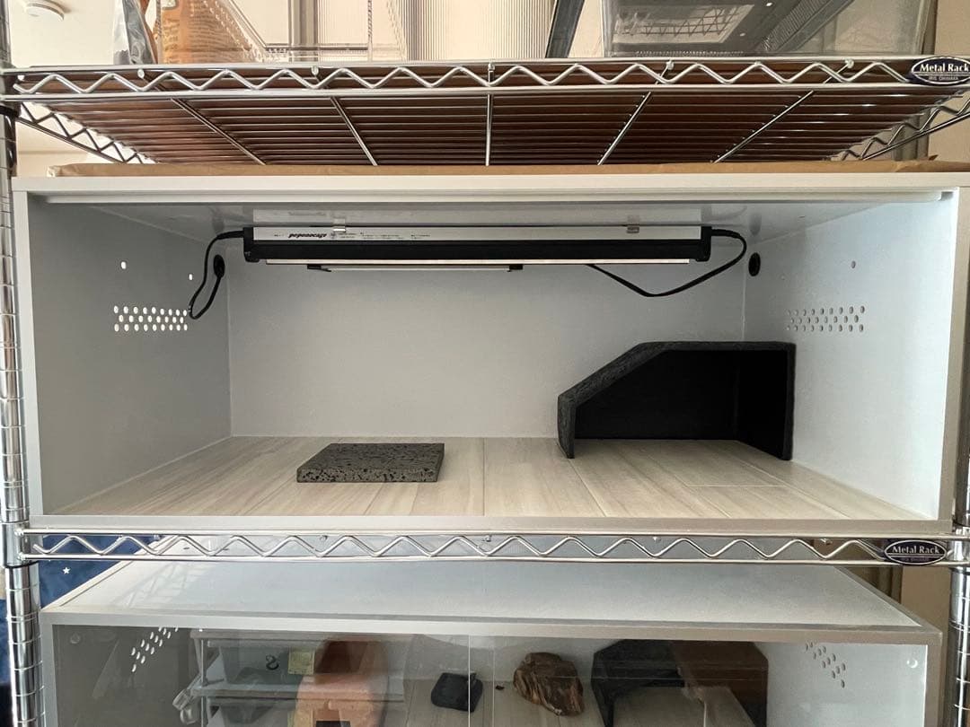 ポポのケージ　ライト付き一式