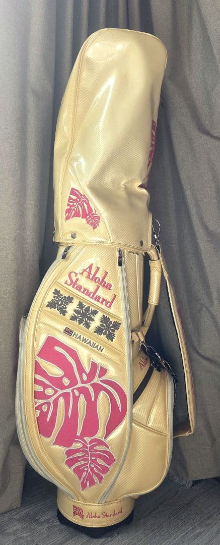 Aloha Standard ゴルフバッグ・キャディバッグ　レディース　ピンク