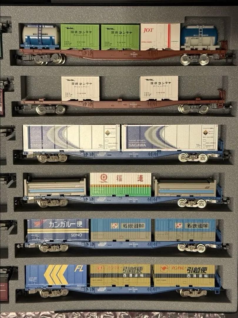 ま*ケ様 Nゲージ　TOMIX KATO コキ104 106 計14両コンテナア