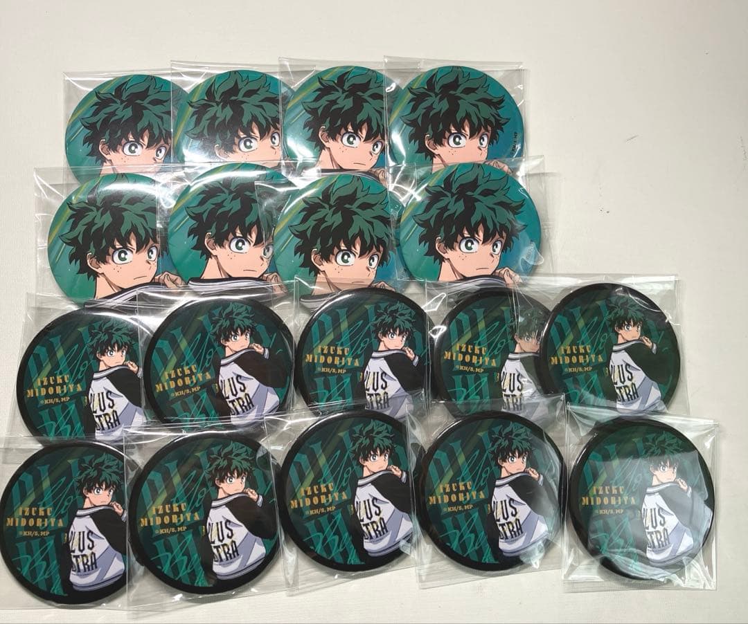 ヒロアカ 着こなせ！SUKAJAN スカジャン 緑谷出久 缶バッジ 痛バ まとめ