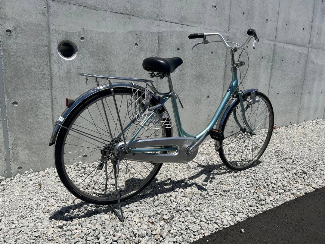 R33 愛知 ブリヂストン EBU60 B6J エブリッジ 26インチ 水色