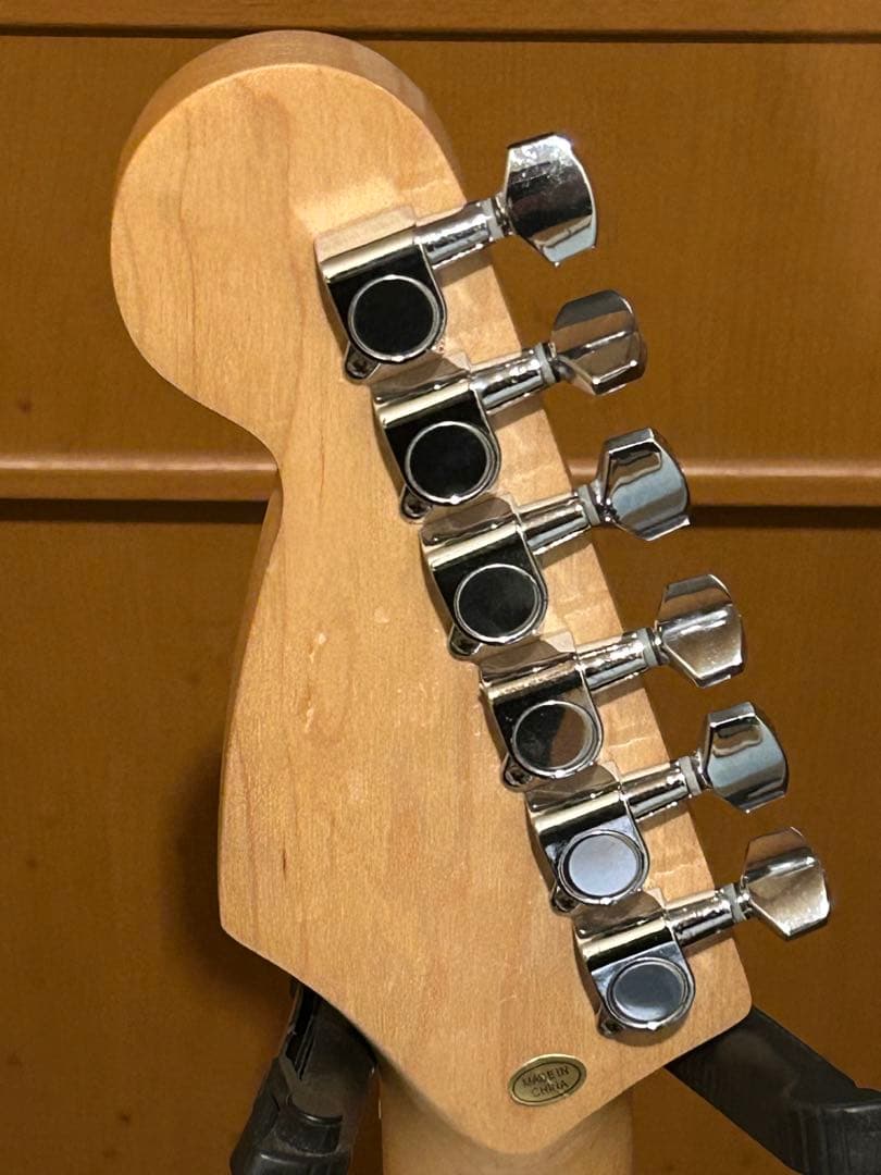 美品☆SELDER ストラトキャスター ブラック SSH 新品弦交換　アーム付き