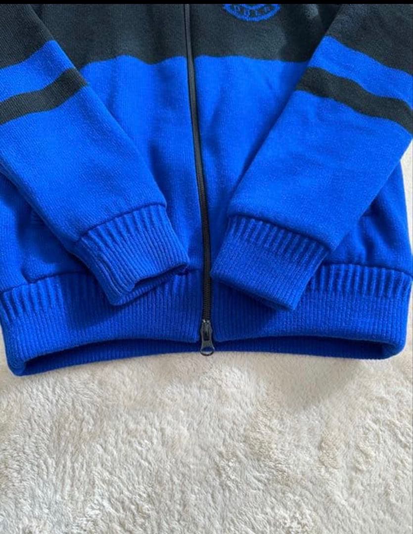 パーリーゲイツ　ダブルジップ　レディースニットブルゾン　防寒アウター