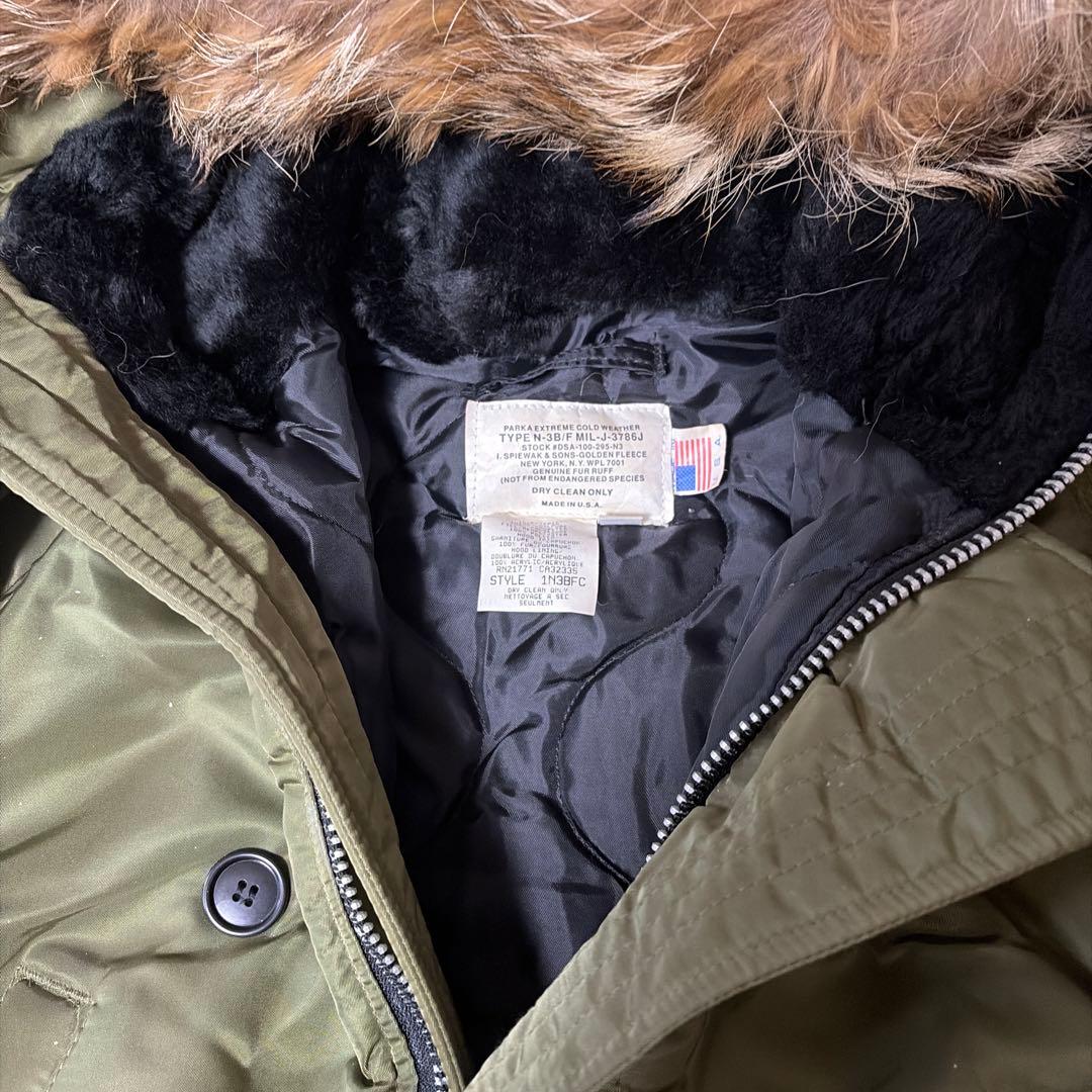 【タグ付新品】 U.S.ゴールデン・フリース N-3B セージグリーン