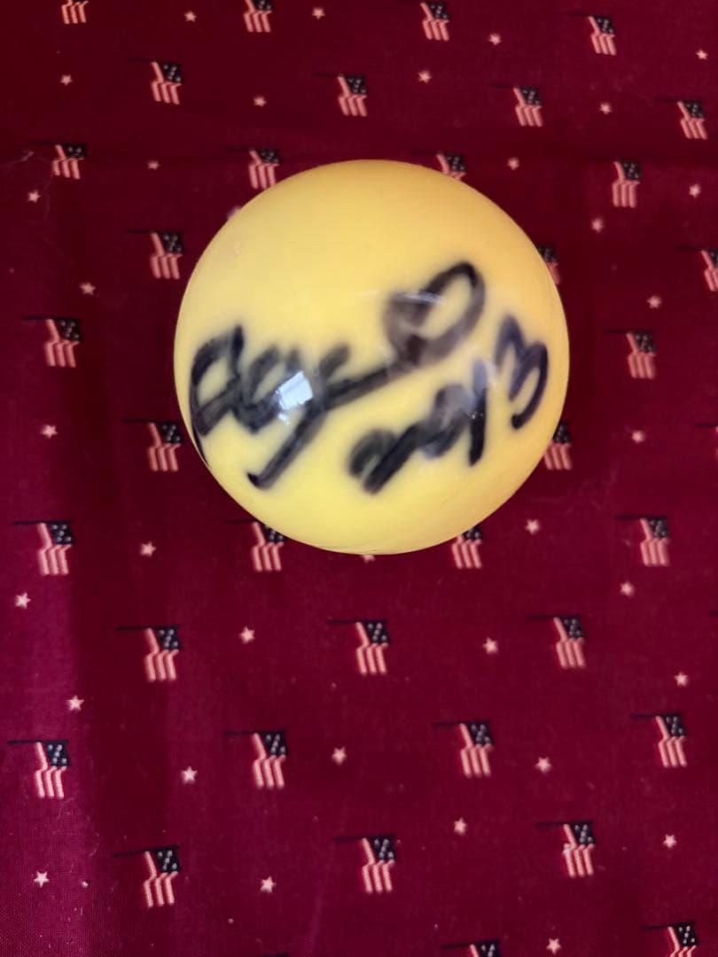 浜崎あゆみ　2013サインボール　 ABEST LIVE 黄色