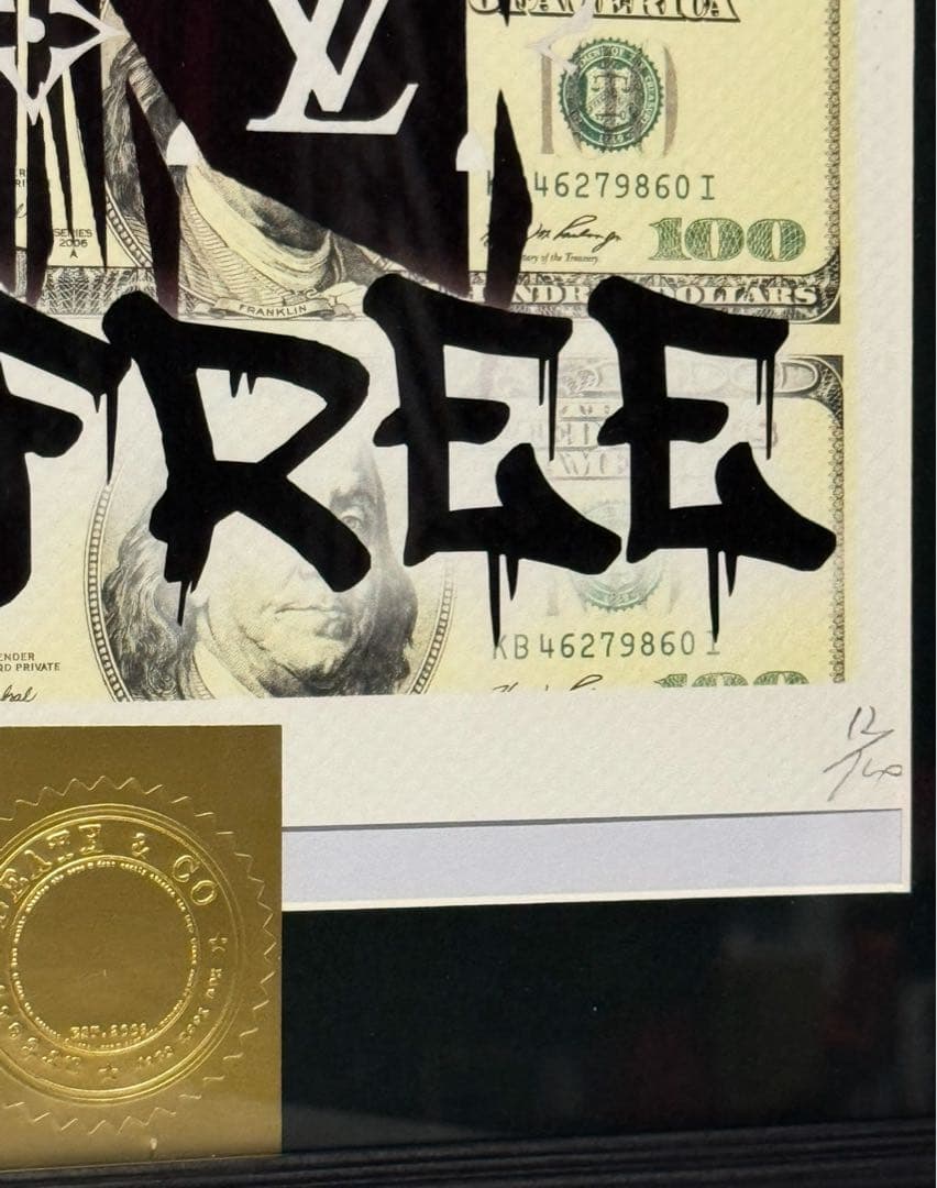 世界限定100枚 DEATH NYC チェゲバラ アートポスター　額縁入り