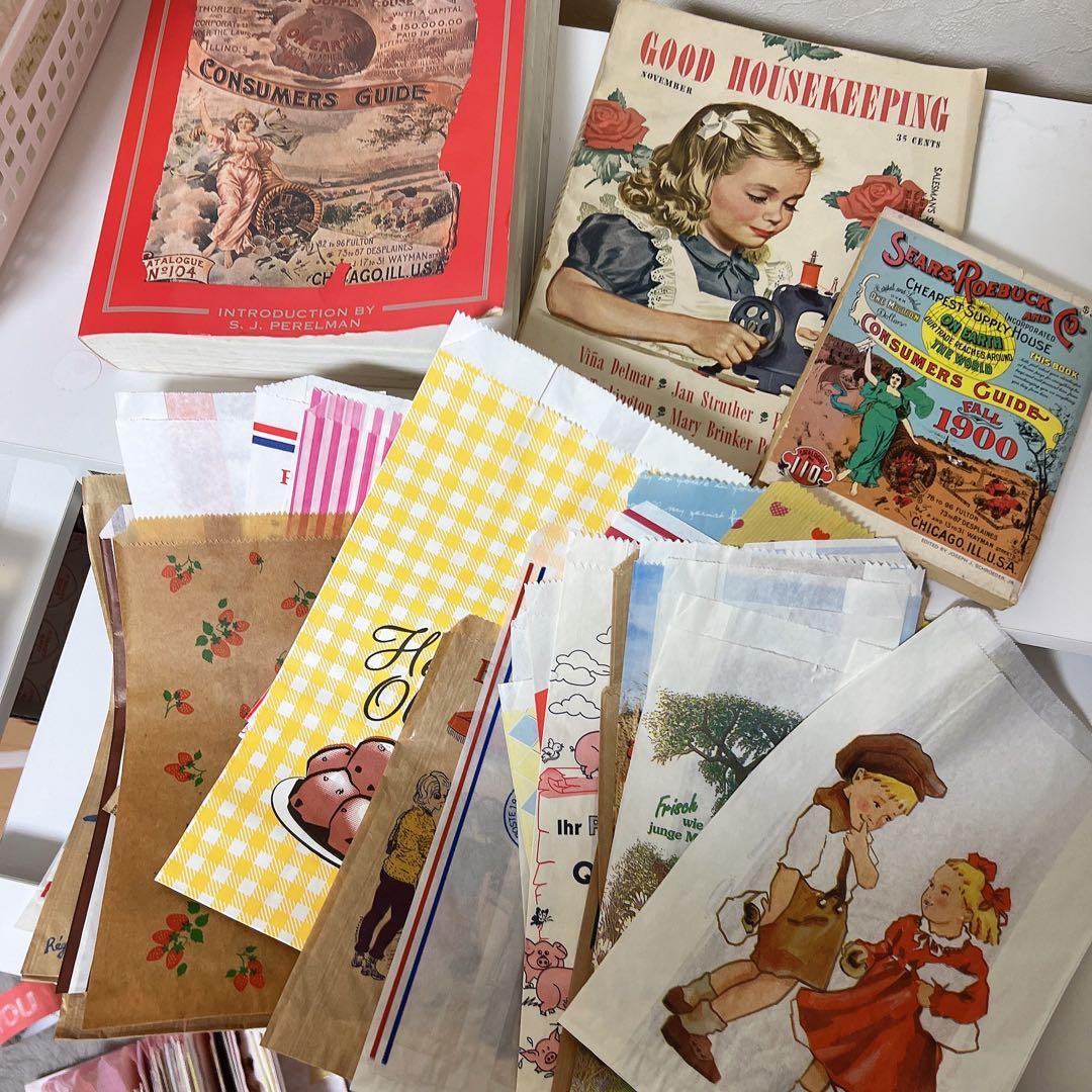 1897年版 シアーズ カタログ 復刻版 マルシェ袋 ジャンクジャーナル 洋書