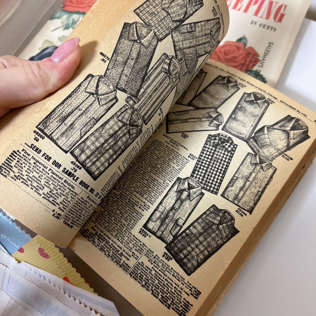 1897年版 シアーズ カタログ 復刻版 マルシェ袋 ジャンクジャーナル 洋書