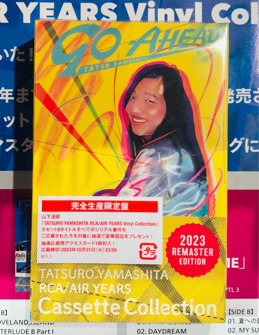 山下達郎　LP BOXイラスト入りカセット収納ケース　全8タイトル付！　稀少！！