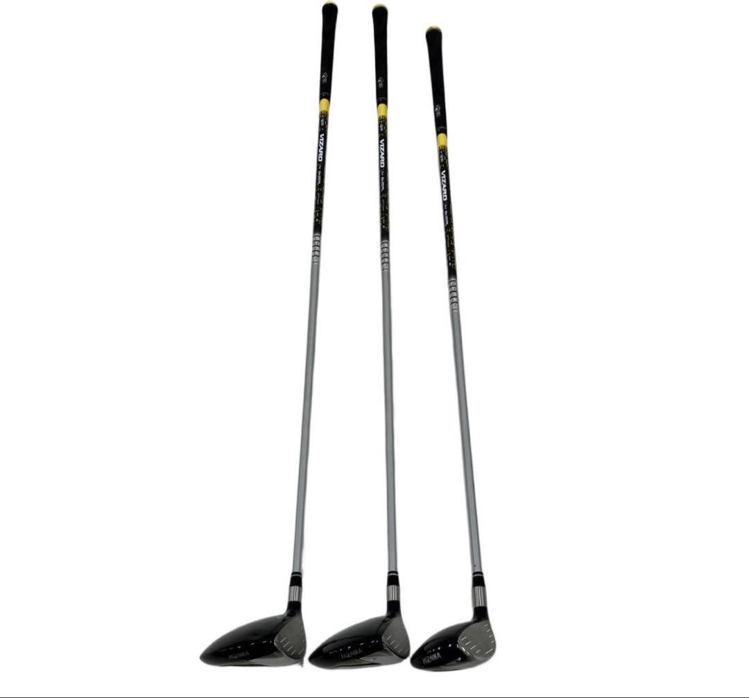 美品！HONMA BeZEAL ホンマ ビジール525ウッド3本セット R