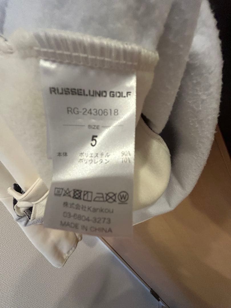 美品★RUSSELUNO GOLF（ラッセルノ ゴルフ） 5（L ）★パーカー★