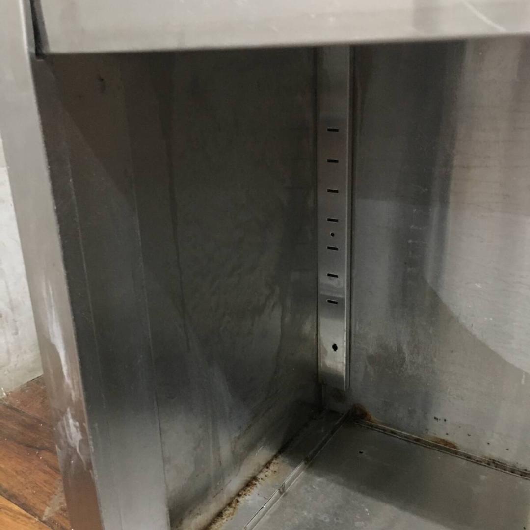 ステンレス 天吊り 戸棚 W150×D35×H45cm 棚 天板吊り 天吊り棚