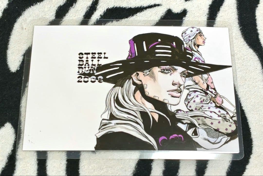 ジョジョの奇妙な冒険 スティールボールラン ポストカード 荒木飛呂彦 ラミネート