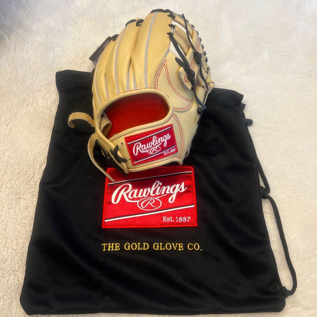 Rawlings Gold Glove 硬式グローブゴールドキャメル新品タグ付き