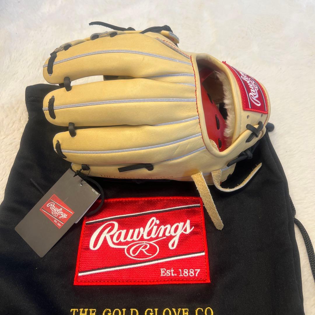 Rawlings Gold Glove 硬式グローブゴールドキャメル新品タグ付き
