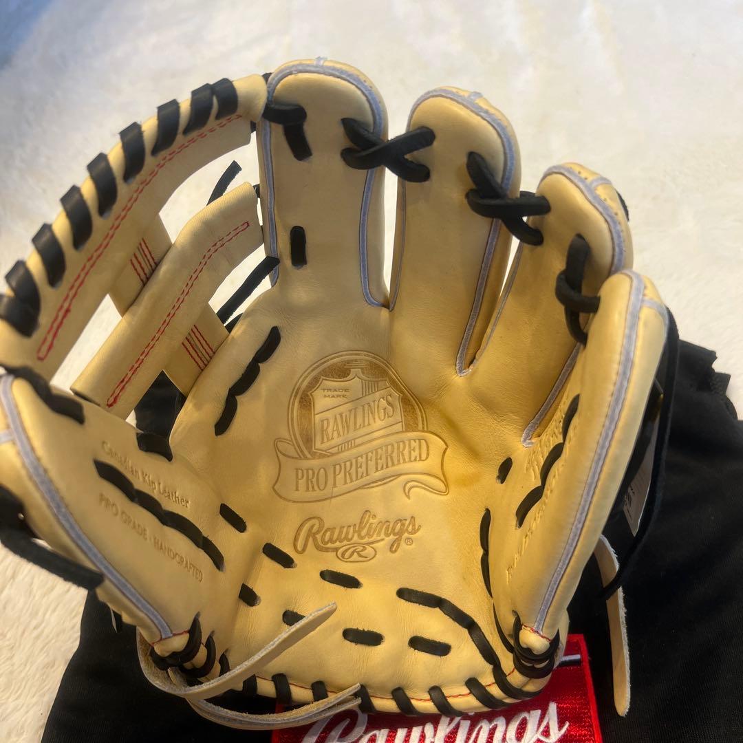 Rawlings Gold Glove 硬式グローブゴールドキャメル新品タグ付き