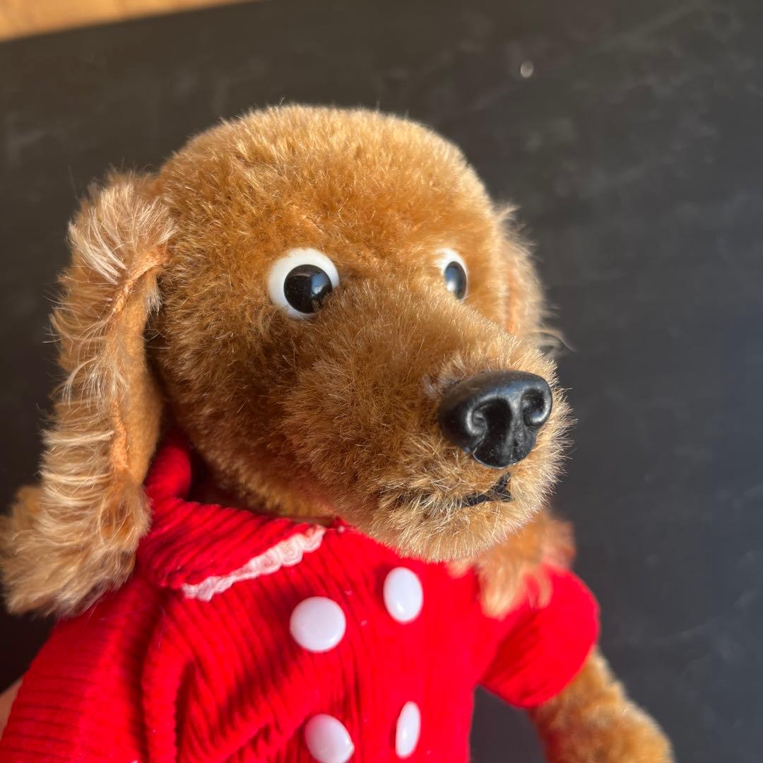 ぬいぐるみ アンティーク ドイツ シュコー ビゴベロ イヌ ダックスフント