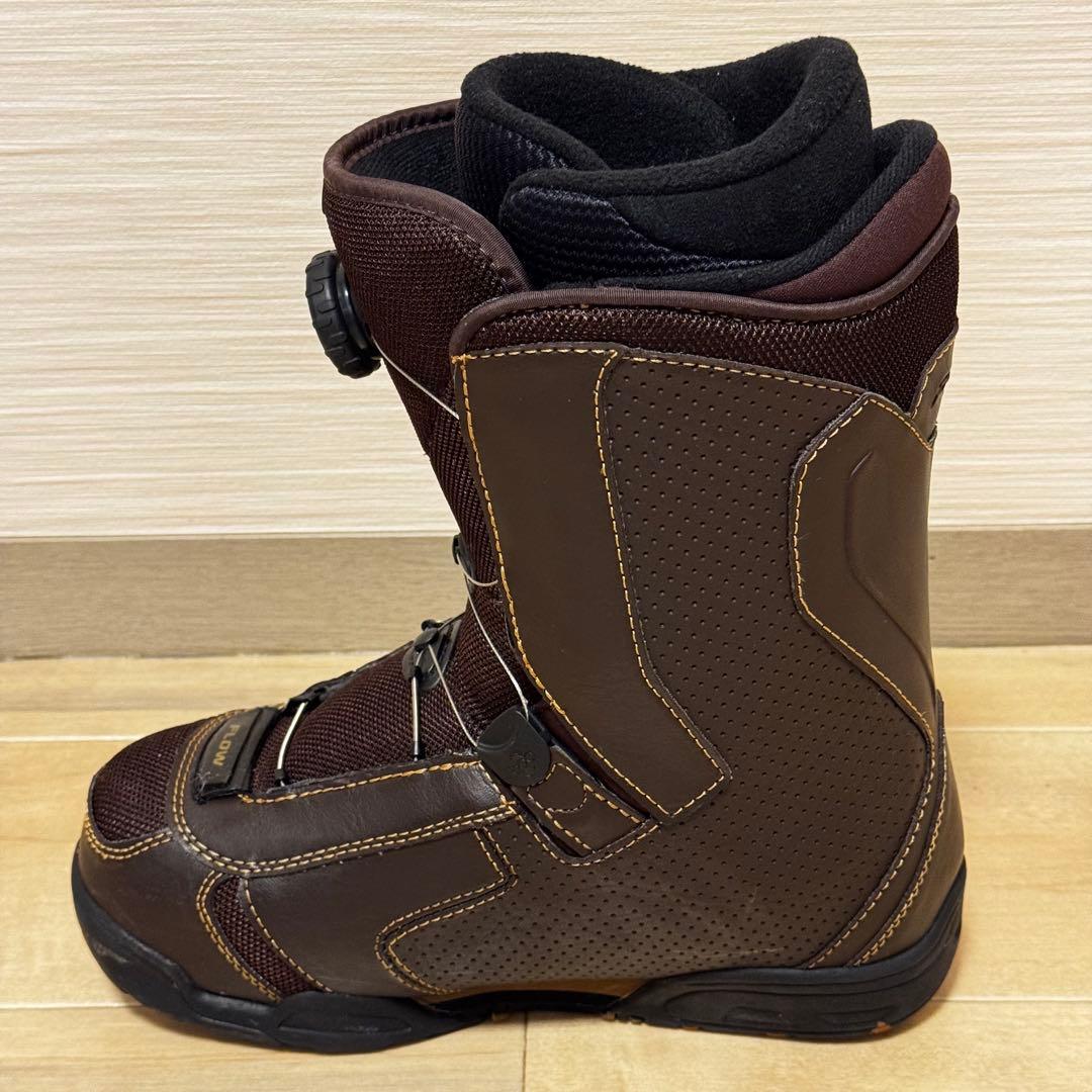 FLOW フロー ZONE BOA スノーボード ブーツ 24.5cm ブラウン