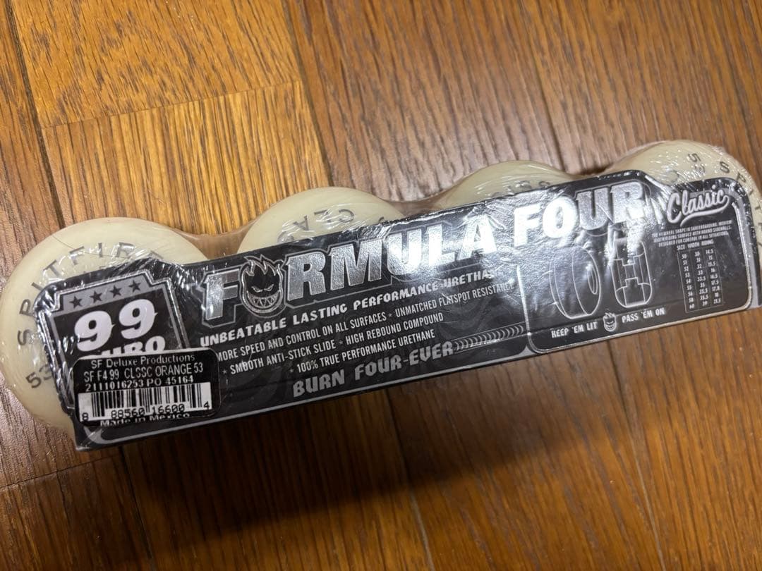 SPITFIRE F4 2個セット/スケートボード ウィール