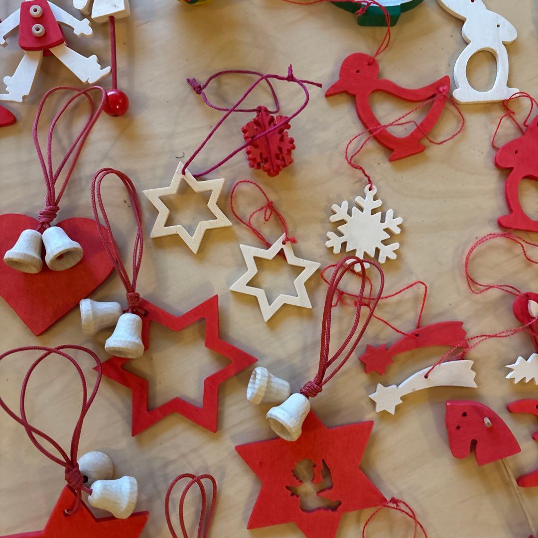木のクリスマスオーナメント ドイツ製 レロ社