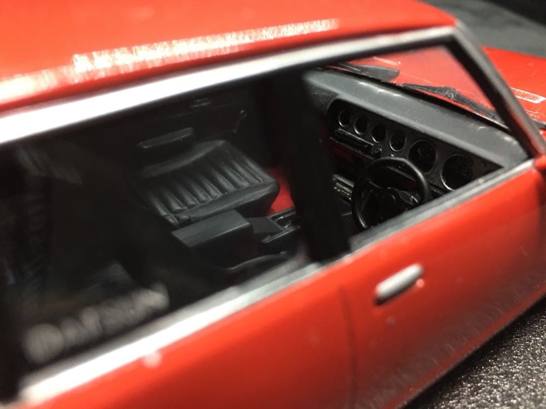 旧車プラモデル完成品アオシマスカイラインケンメリ