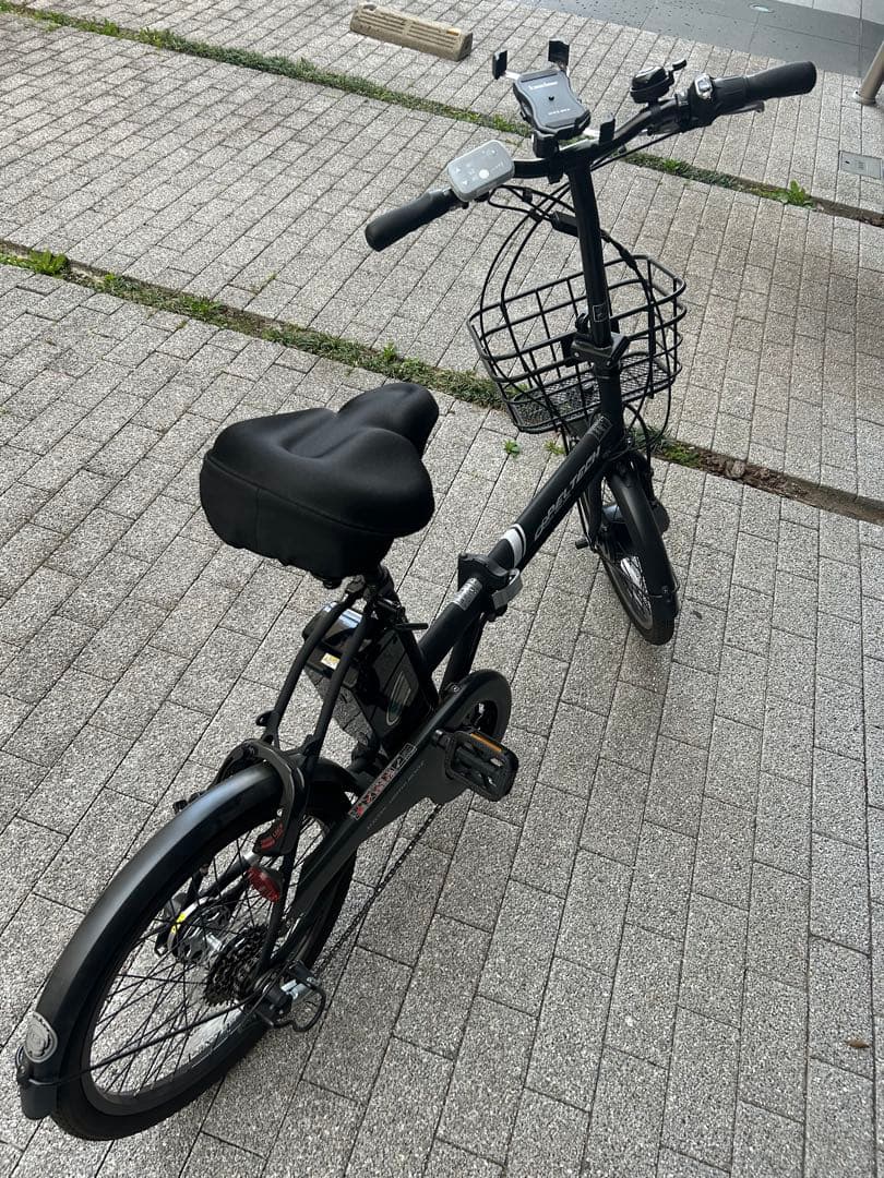 [走行少]電動折りたたみ自転車