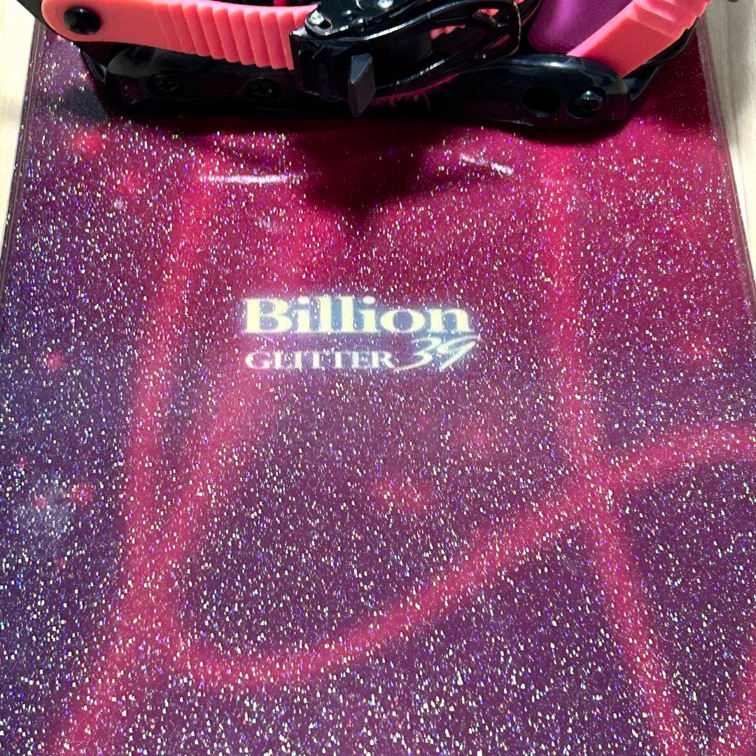 BILLION GLTTER スノーボード ビンディング セット 139cm