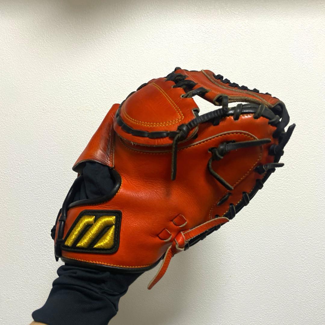 ミズノプロ 読売 阿部慎之助選手 実使用 硬式 キャッチャーミット 2005年