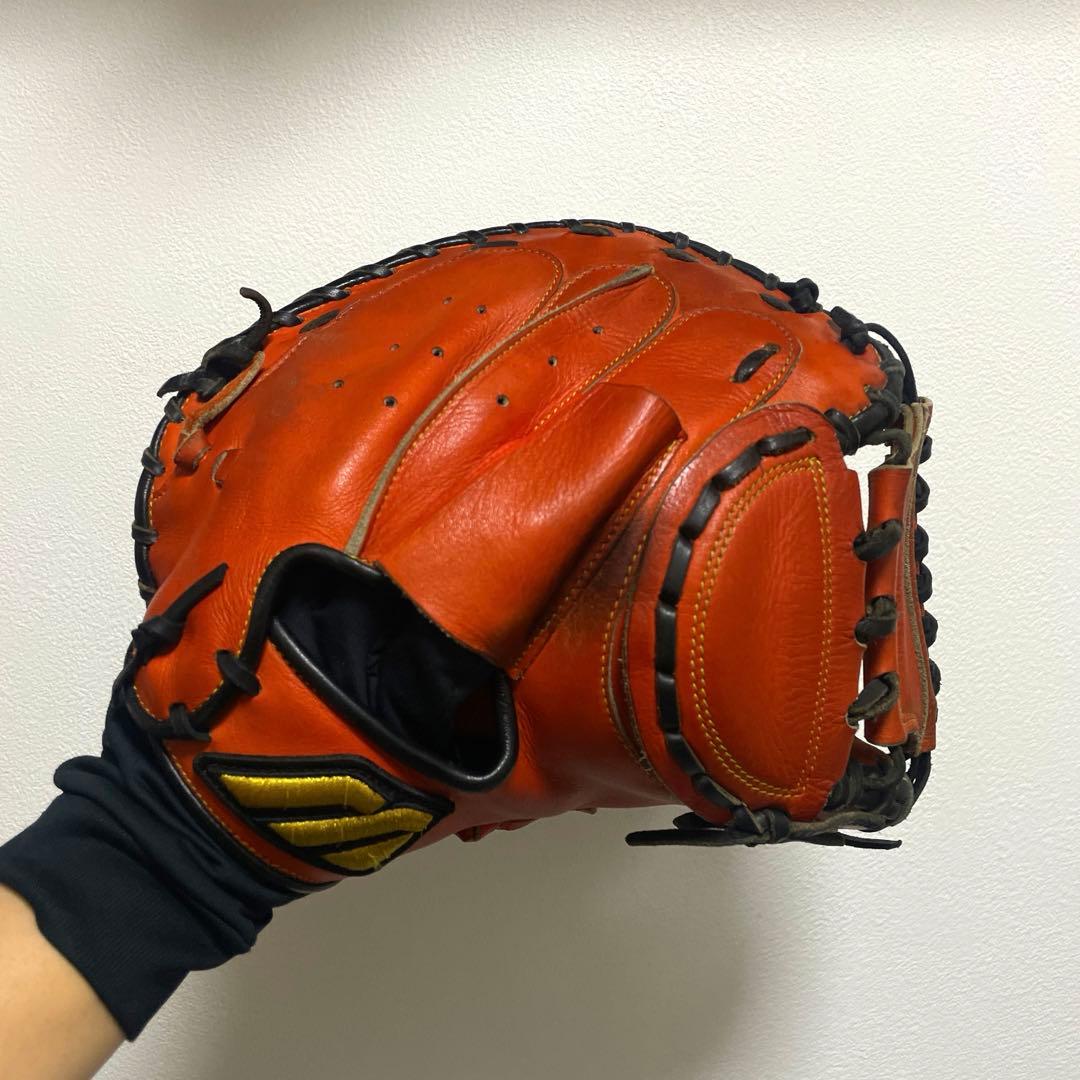 ミズノプロ 読売 阿部慎之助選手 実使用 硬式 キャッチャーミット 2005年