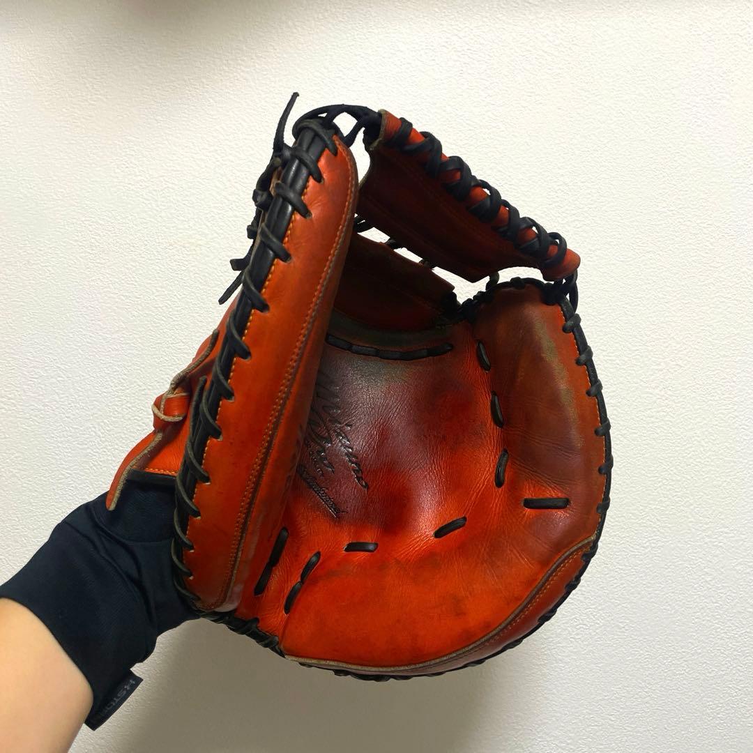 ミズノプロ 読売 阿部慎之助選手 実使用 硬式 キャッチャーミット 2005年