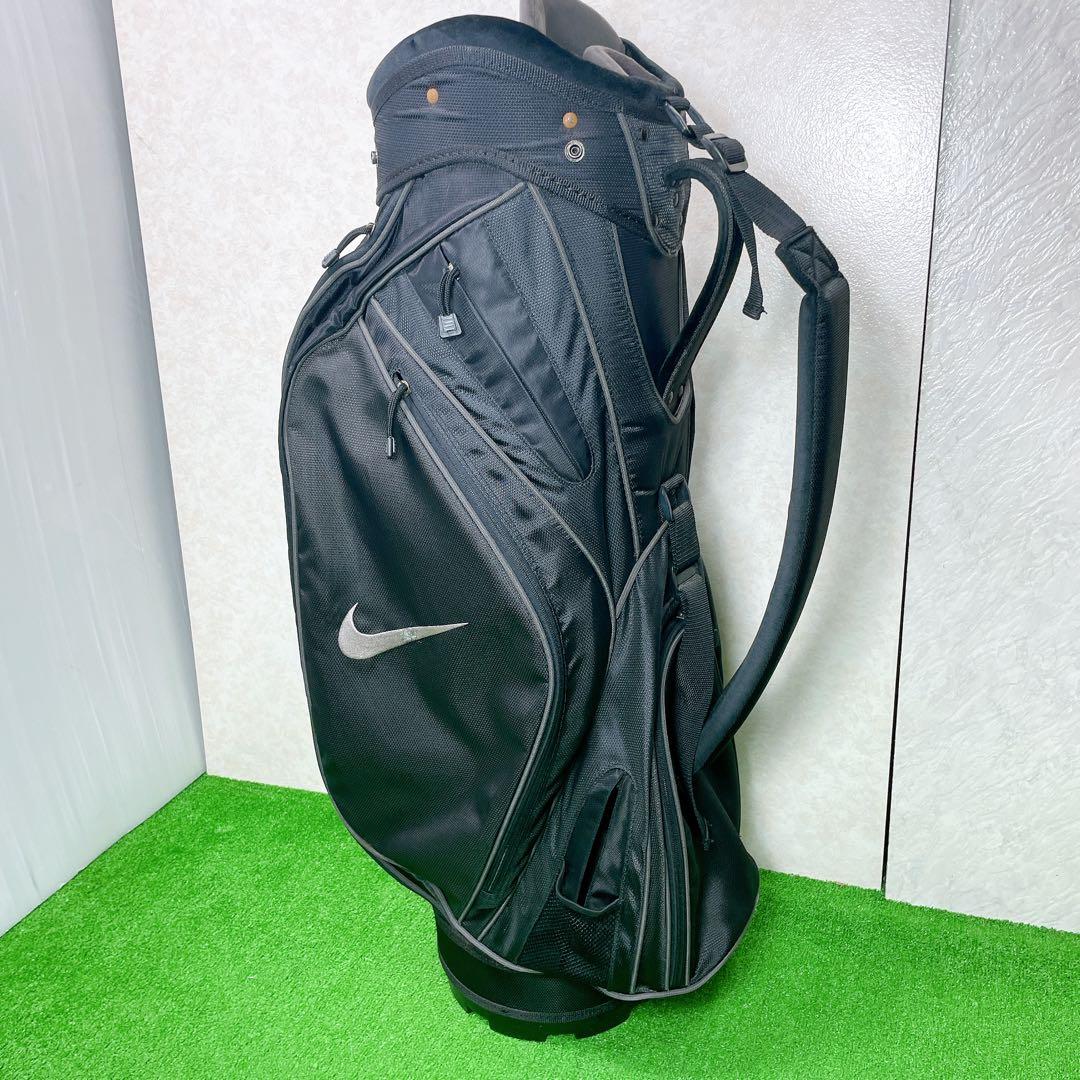 良品！Nike スタイリッシュキャディバッグ ブラック　軽量　おまけ付