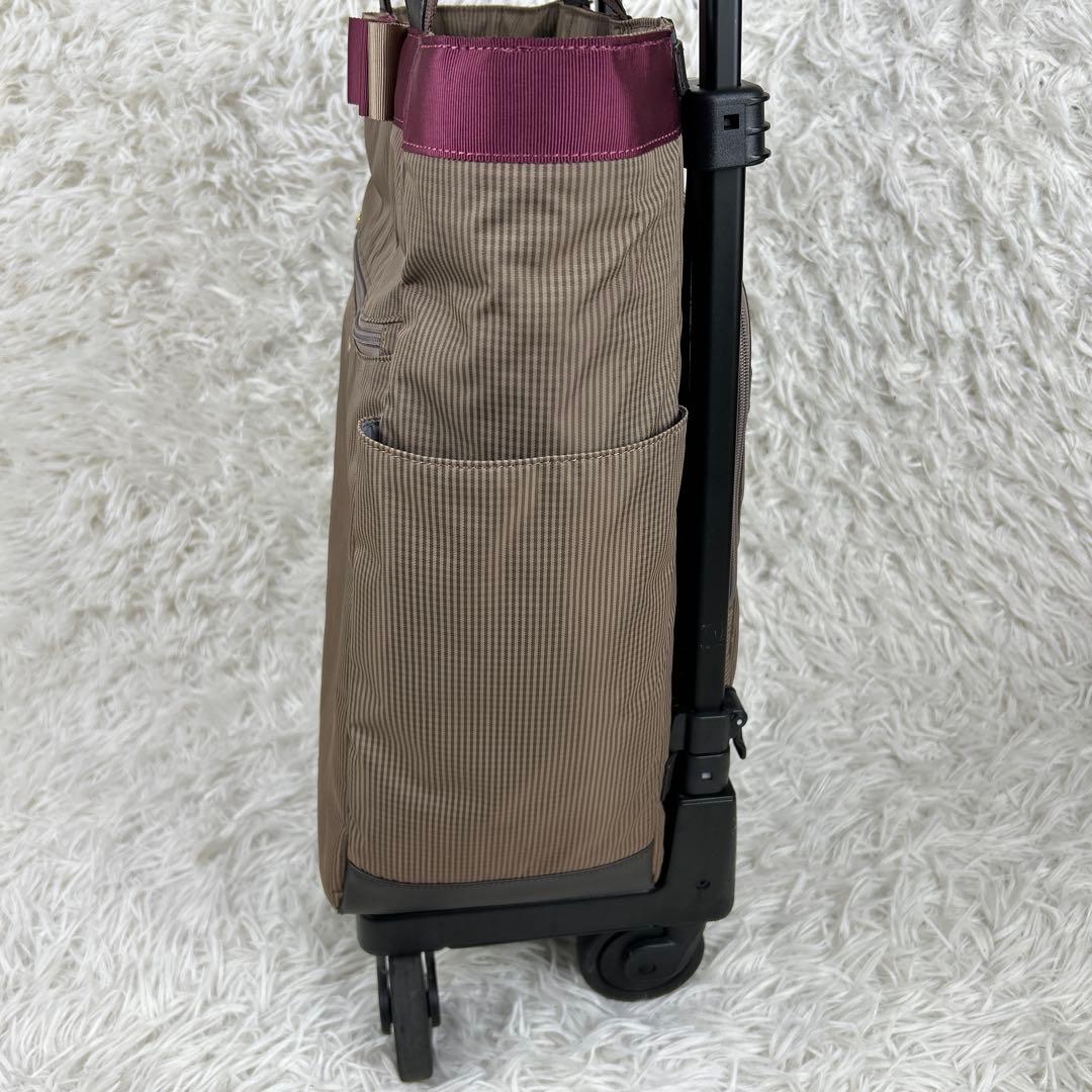 SWANY スワニー キャリーバッグカート　ルバンドミニ　グレージュ　リボン