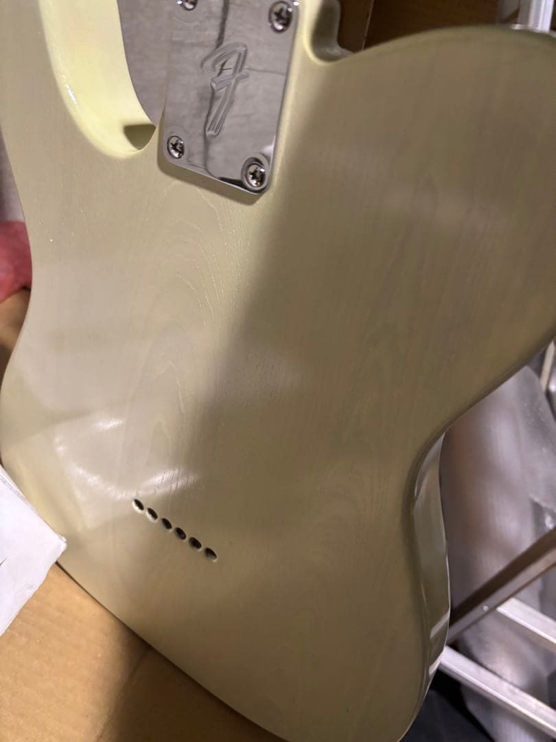 fender japan 初期／ブリッジAシリアルコンポーネント　ラッカー塗装