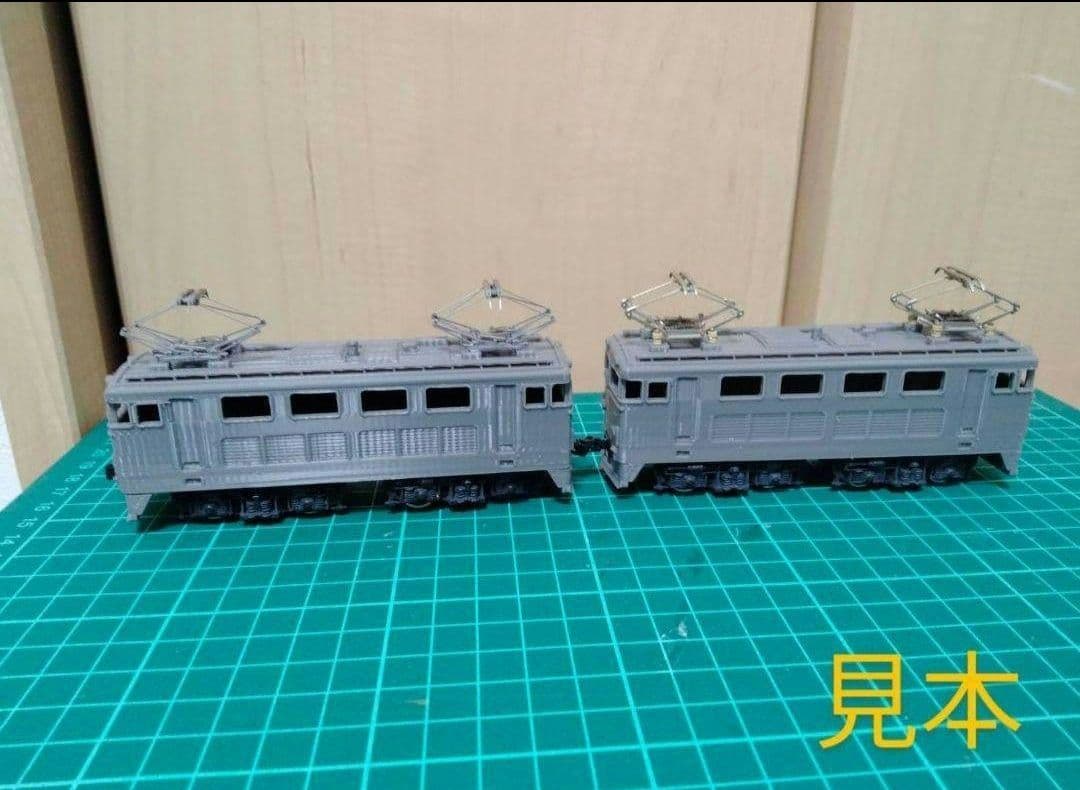 【彩】私鉄風電気機関車（1/80・HOゲージ）鉄道模型未塗装キット　4両分