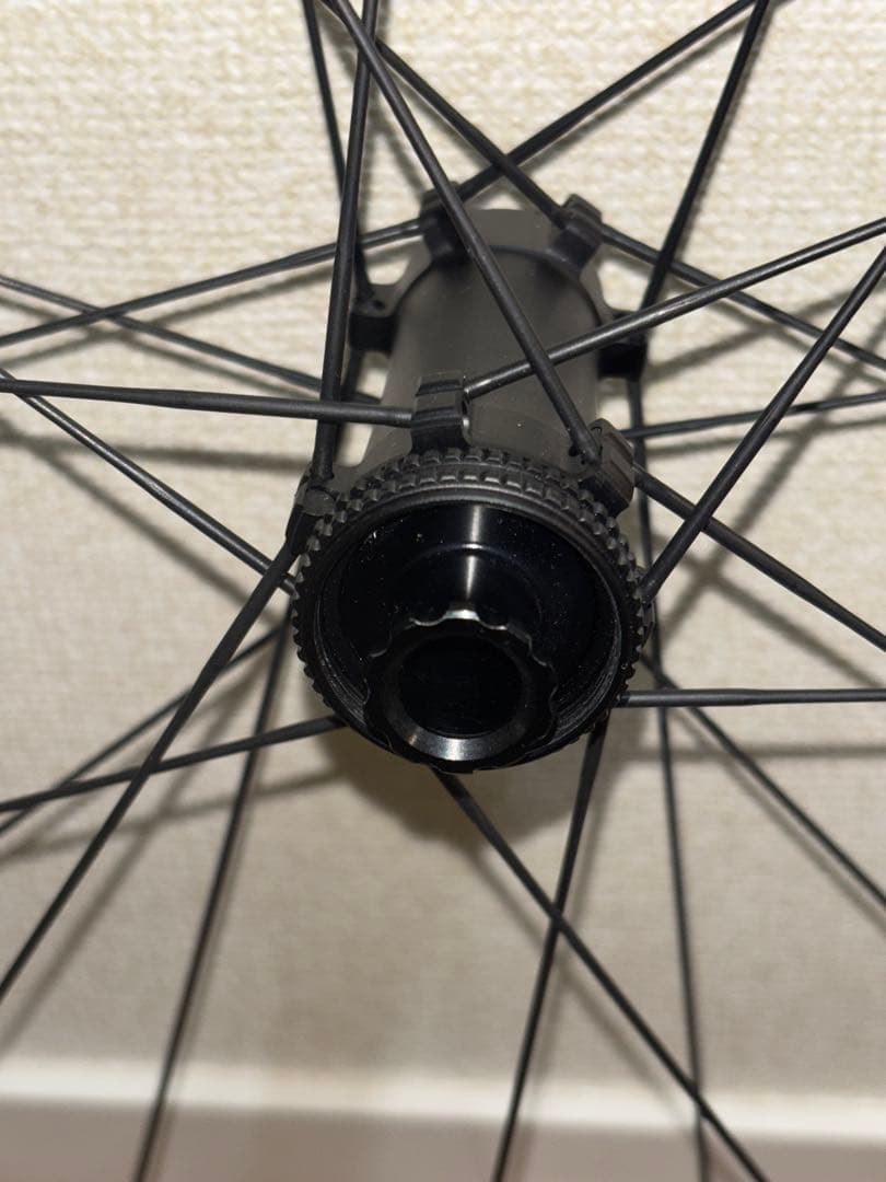 前後1296g 後輪訳あり　カーボンホイール　ディスクブレーキ リム高さ45mm